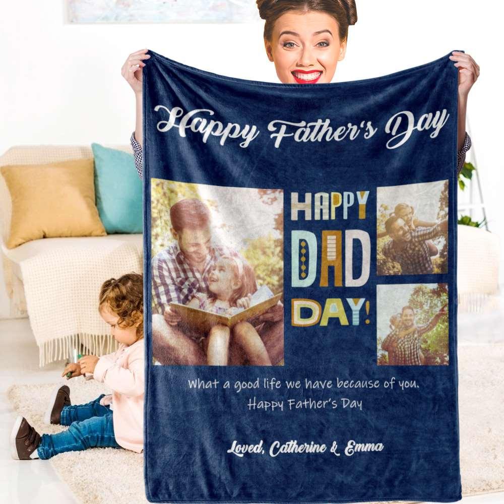 Custom Blanket Father's Day Gifts 2021