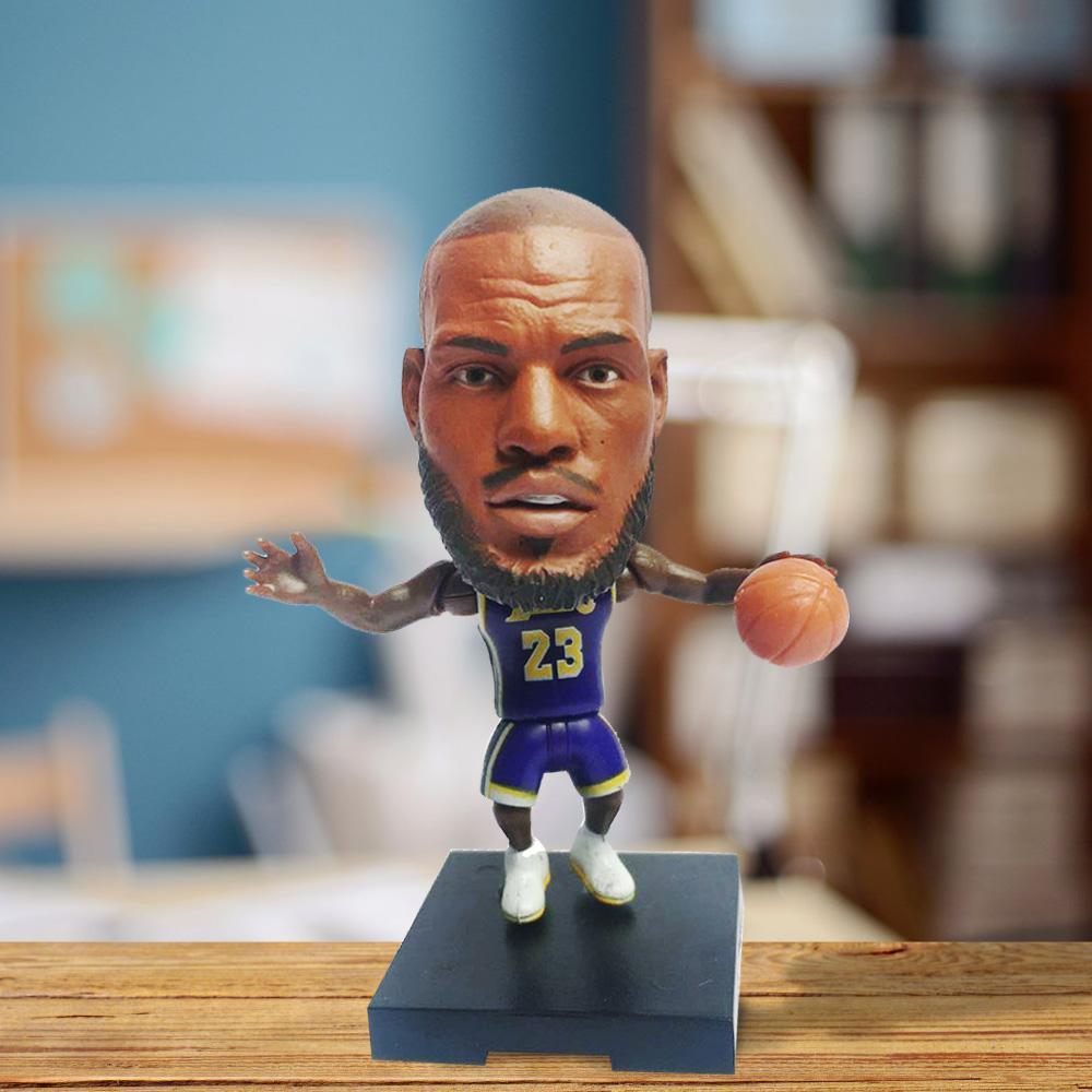 Cartoon Basketball Star Toys Model Figurine Christmas Gift For Basketball Fans