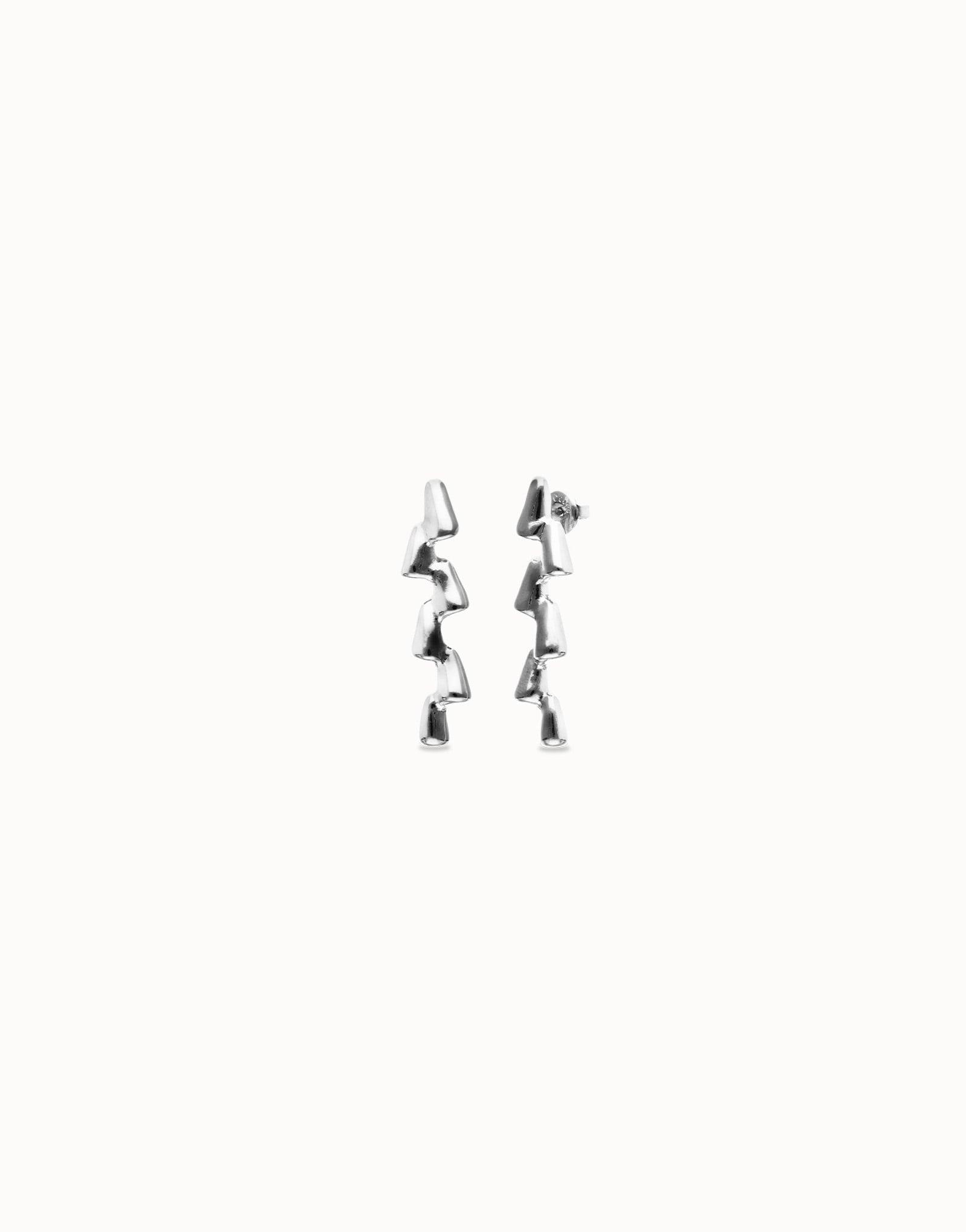 Elongated zigzag earrings