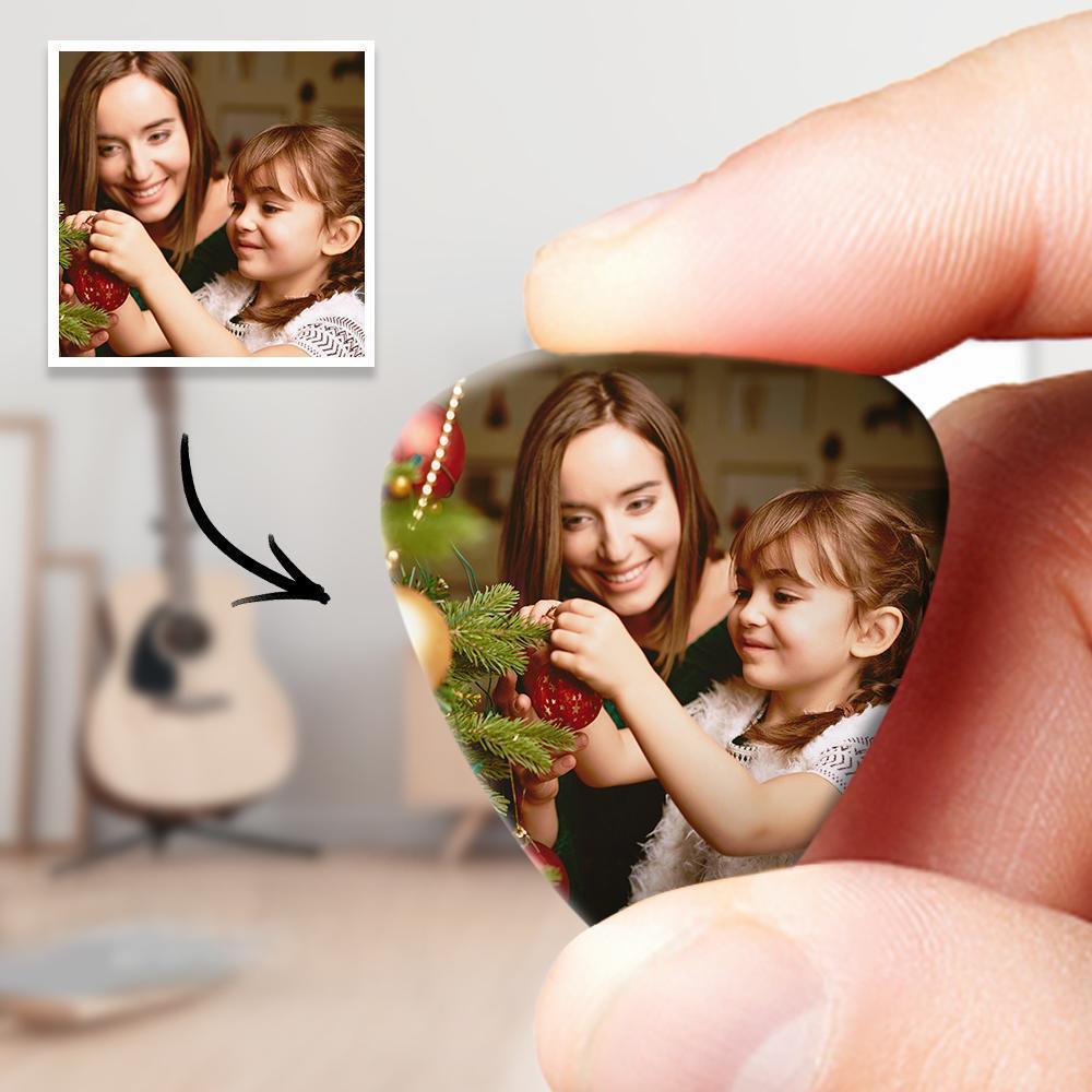 Father's Day Gift Custom Photo Guitar Pick Gift From Daughter - 12pcs
