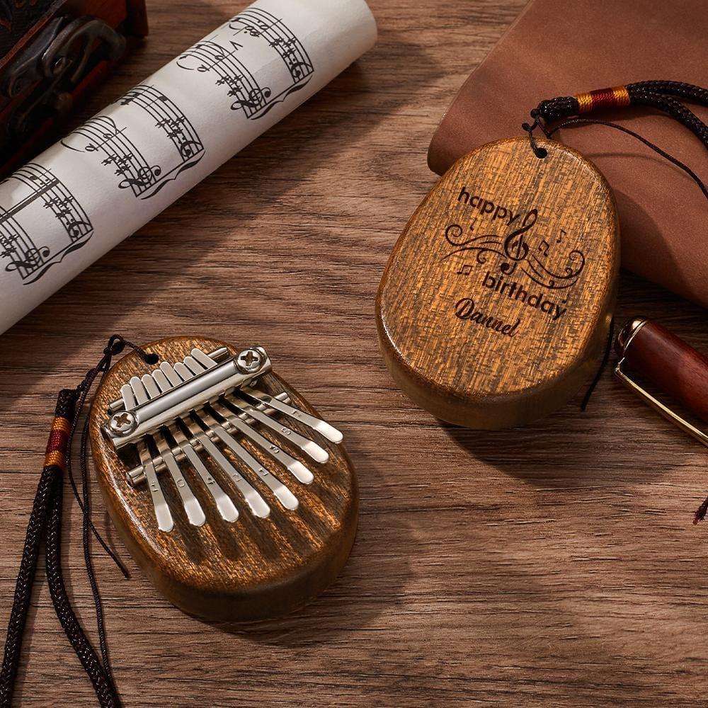 Mini Kalimba Thumb Piano Finger Piano Custom Birthday Gifts