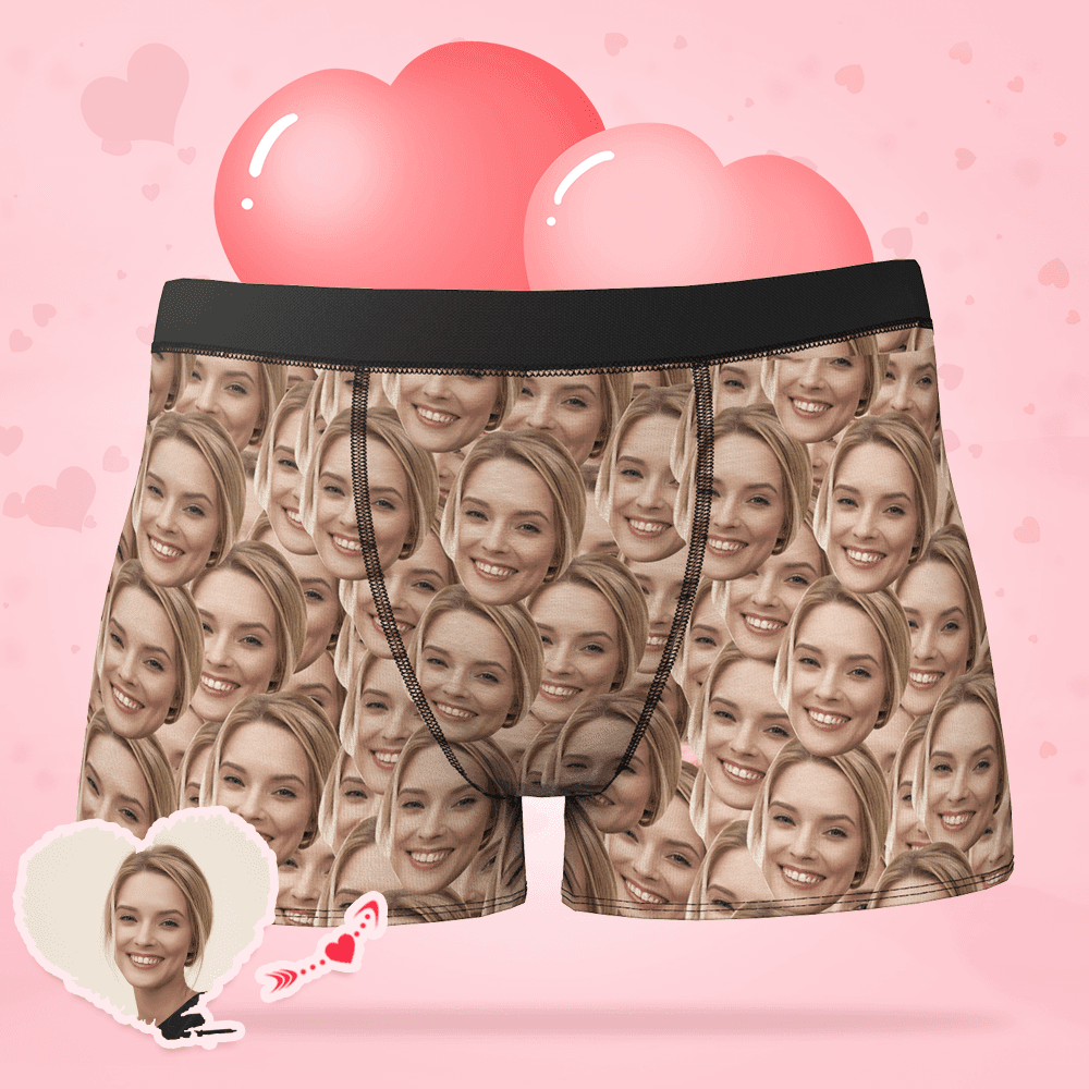 Boyfriend's Birthday Gift Face Boxer Shorts Crazy Gift For Him