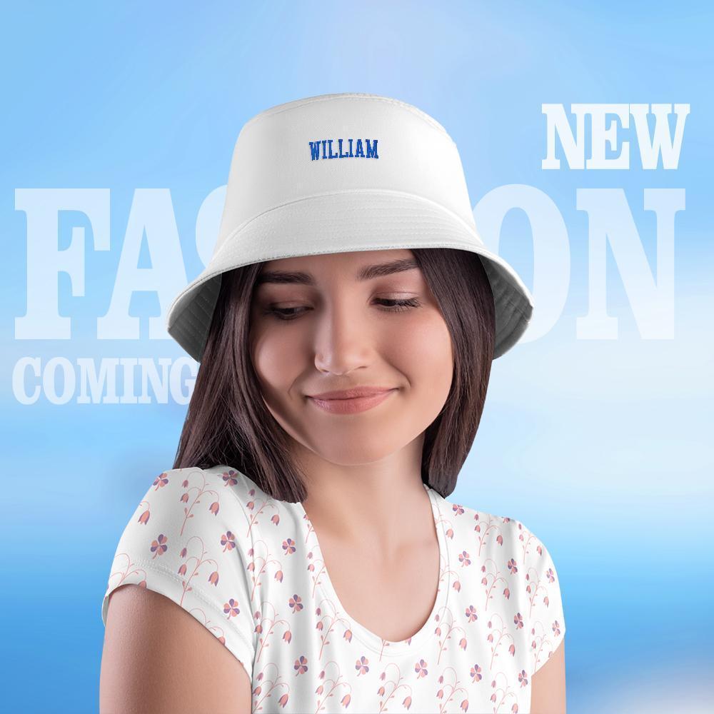 Bucket Hat Embroidered Custom Bucket Hat With Name Summer Gifts