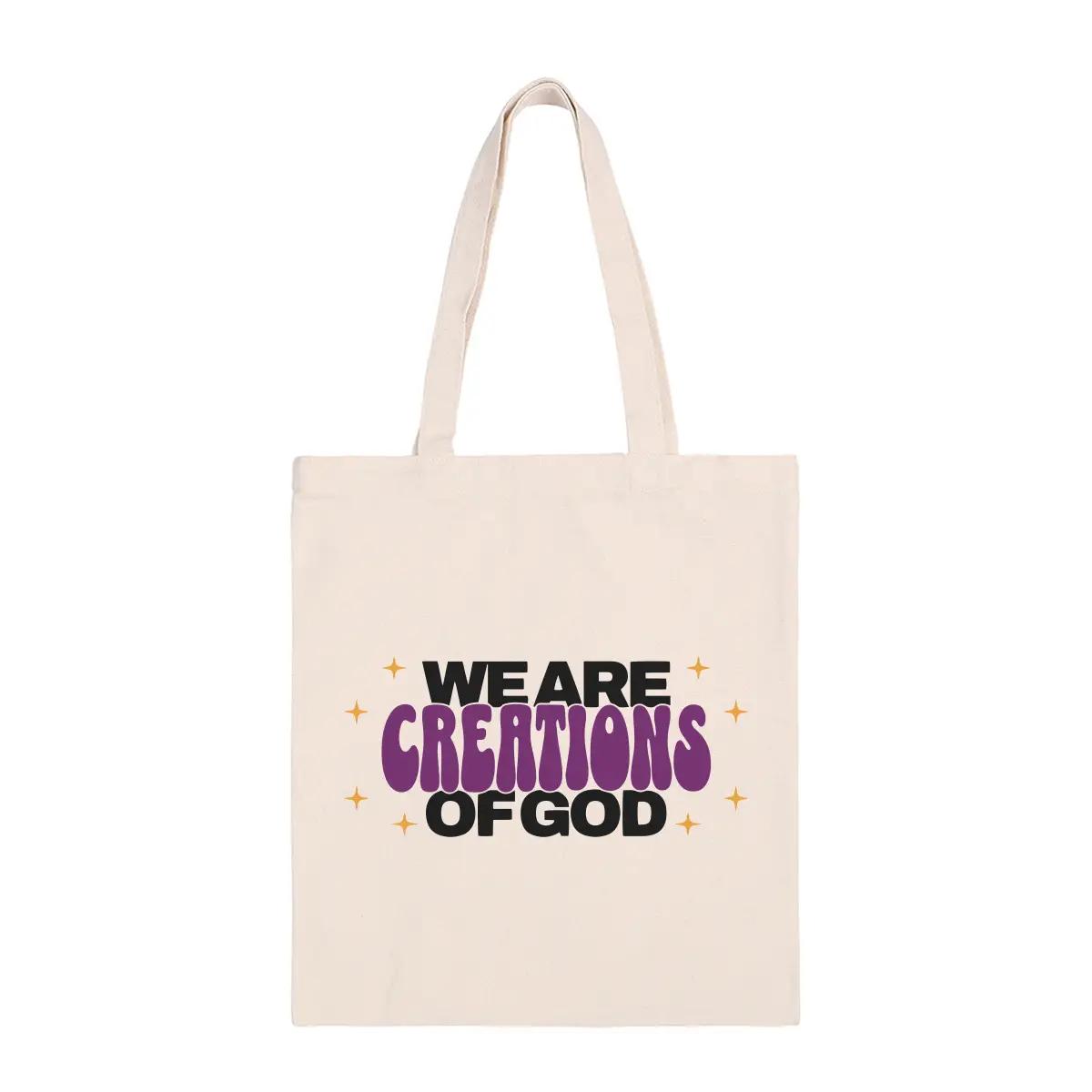 Printed Graphics Canvas Tote Bags