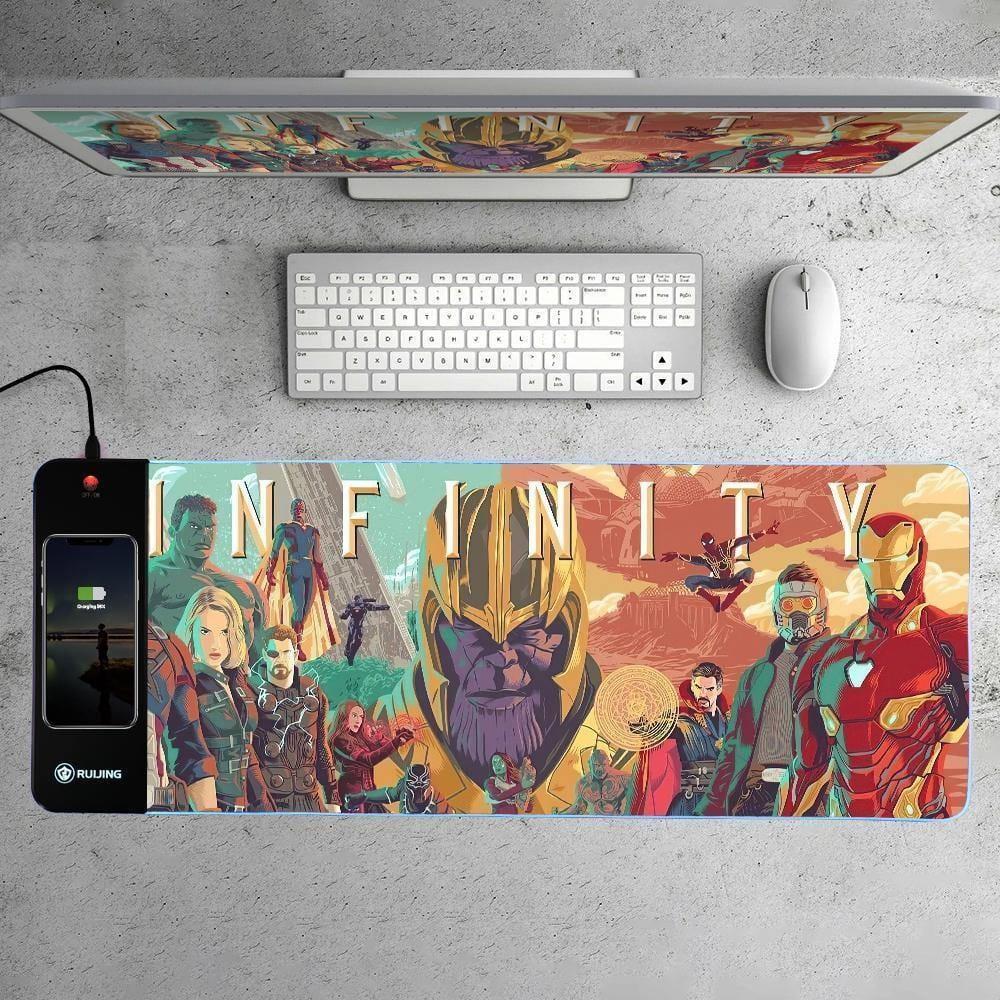 Comic Mouse Pad RGB Mousepad The Avengers Gifts For Him