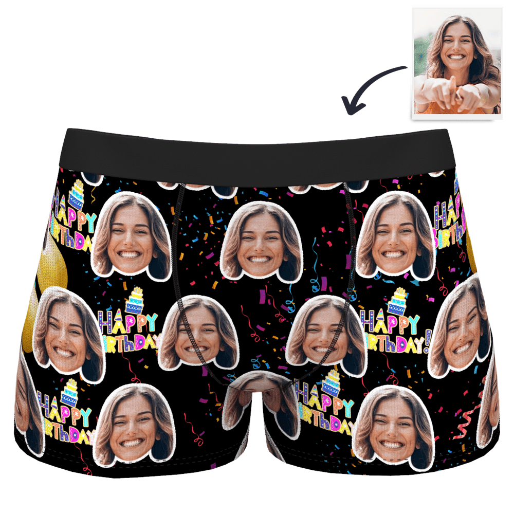Customized Boxer Shorts Birthday Gift - Happy Birthday