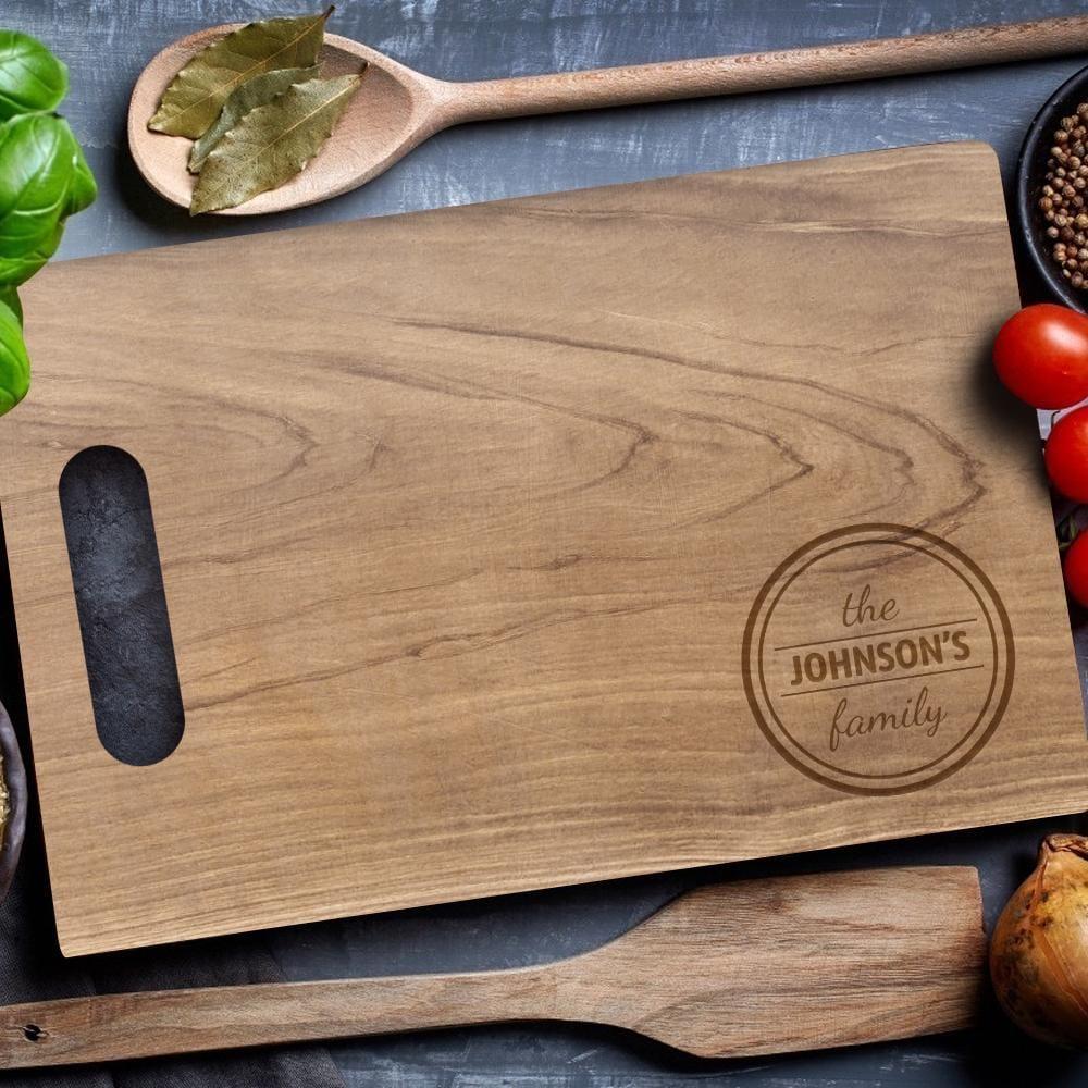 Personalized Cutting Board With Handle Unique Kitchen Gifts