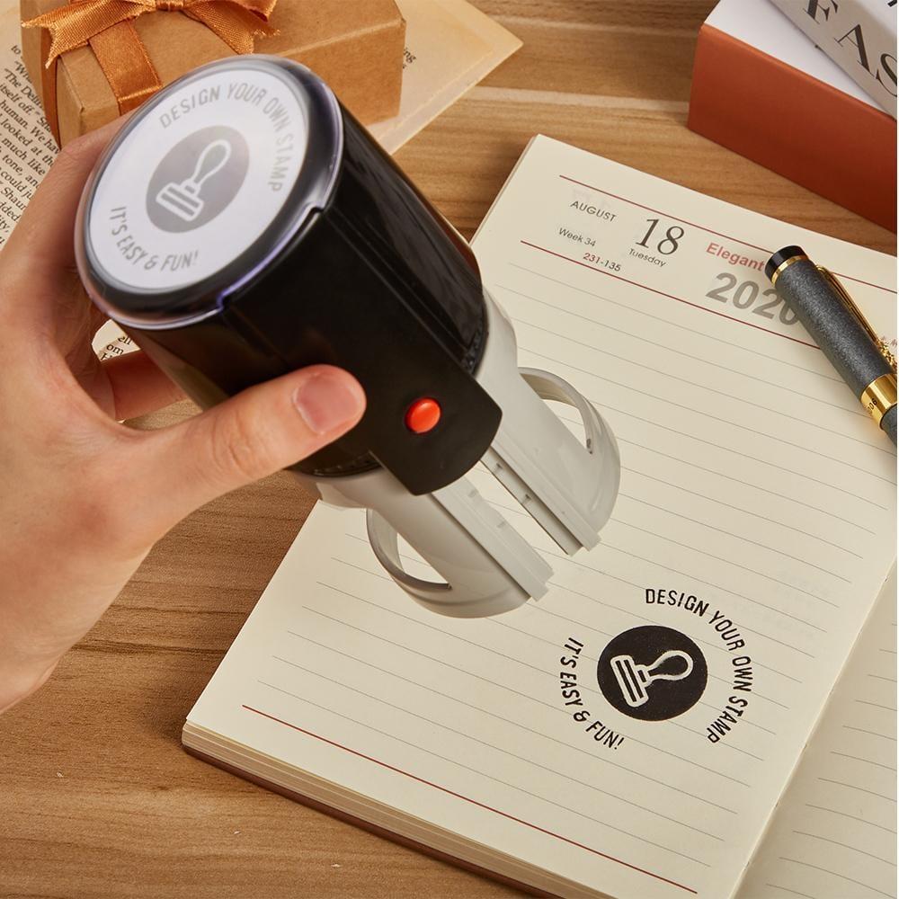 Custom Logo Stamp Self Inking Stamp Personalised Teacher Gifts Business Gifts