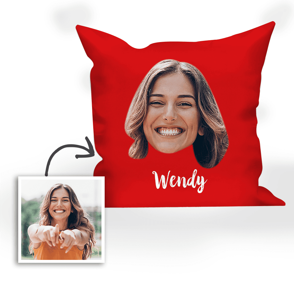 Multi-color Custom Engraved Mother Photo Pillow