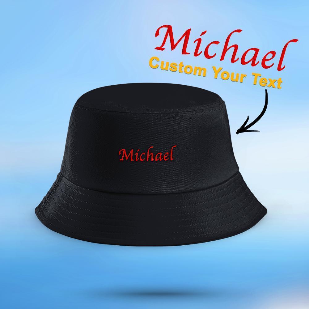Personalized Bucket Hat Bucket Hat Embroidered With Name Gifts For Him