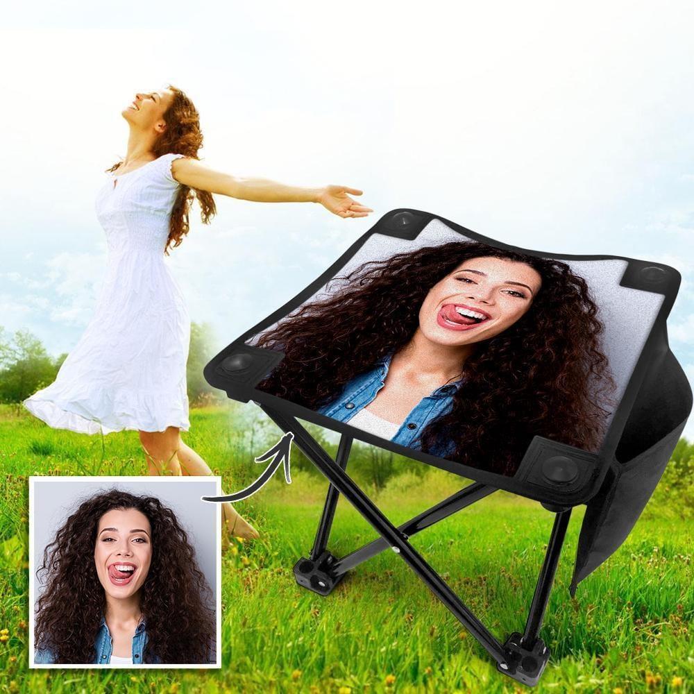 Personalized Picnic Chairs Custom Folding Camping Chair Photo Camping Stool