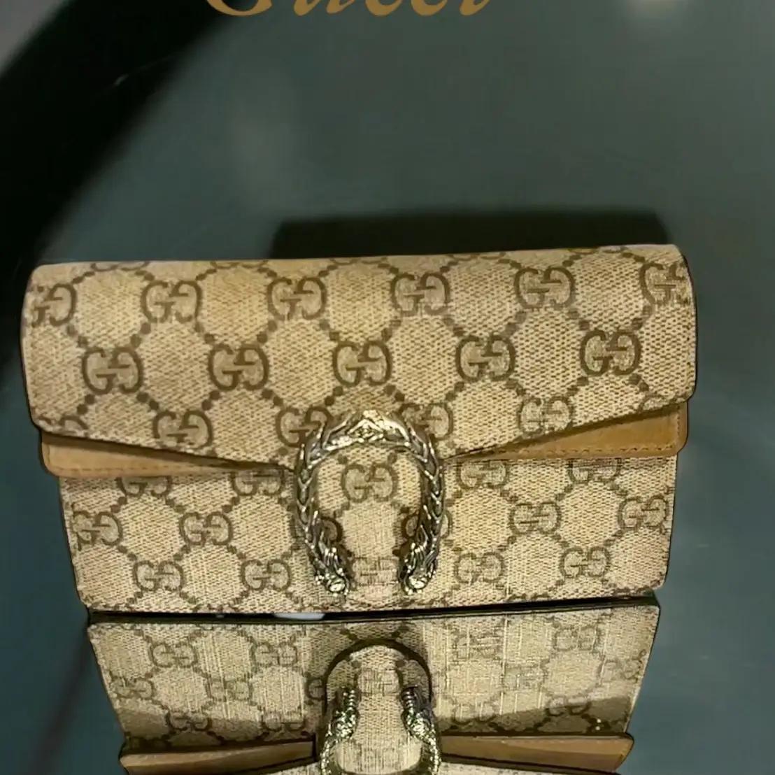 Pre-owned GUCCI Canvas Crossbody Bags DIONYSUS GG SUPER MINI CROSSBODY HANDBAG