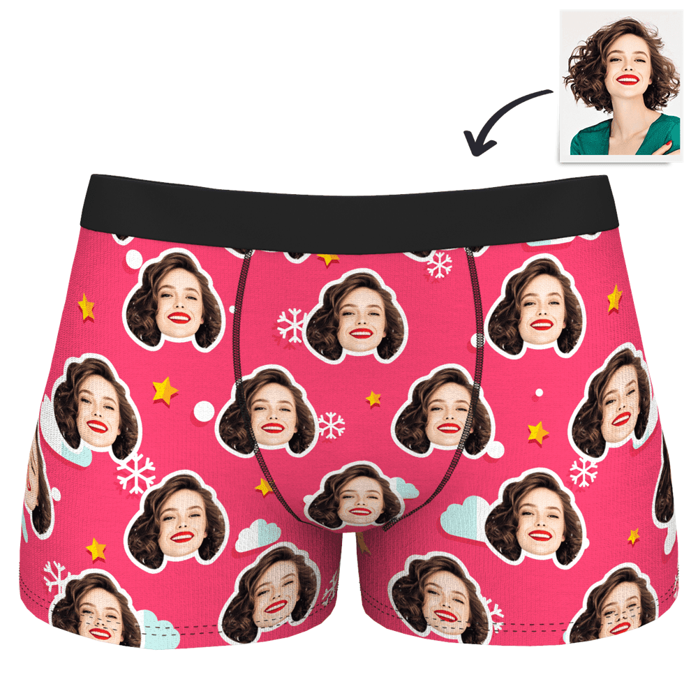 Christmas Gifts | Personalized Boxers Men's Boxer Underwear - Cloud