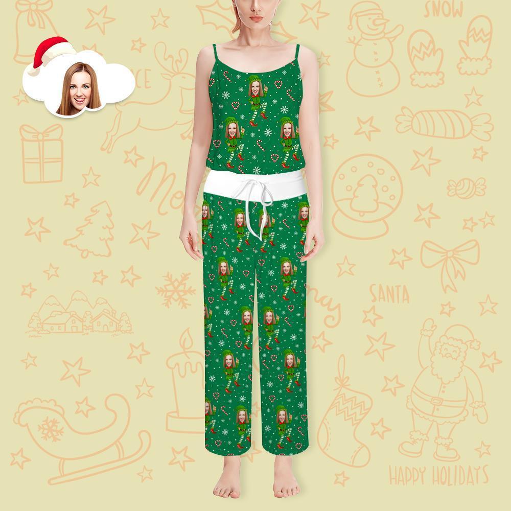 Custom Face Camisole Christmas Elf Cami Christmas Gift For Her
