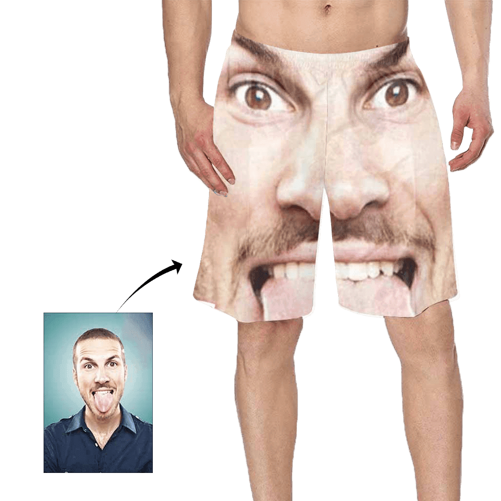 Custom Face Swim Trunk Photo Swim Trunks Summer Gift