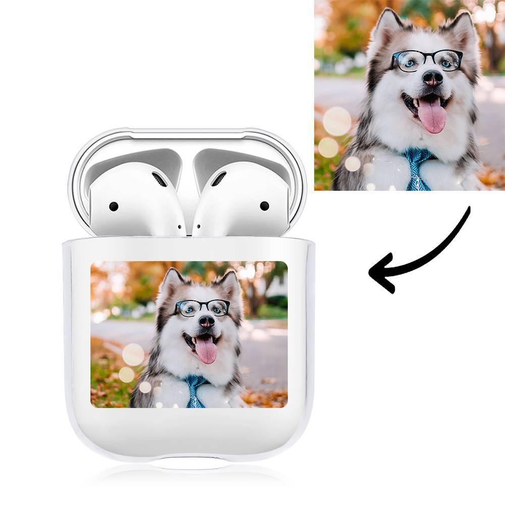 Custom Photo Earphone Case for AirPods Lovely Dog - Transparent