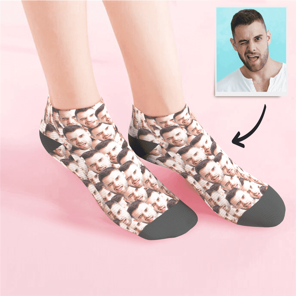 Funny Boyfriend Gift Face Socks Christmas