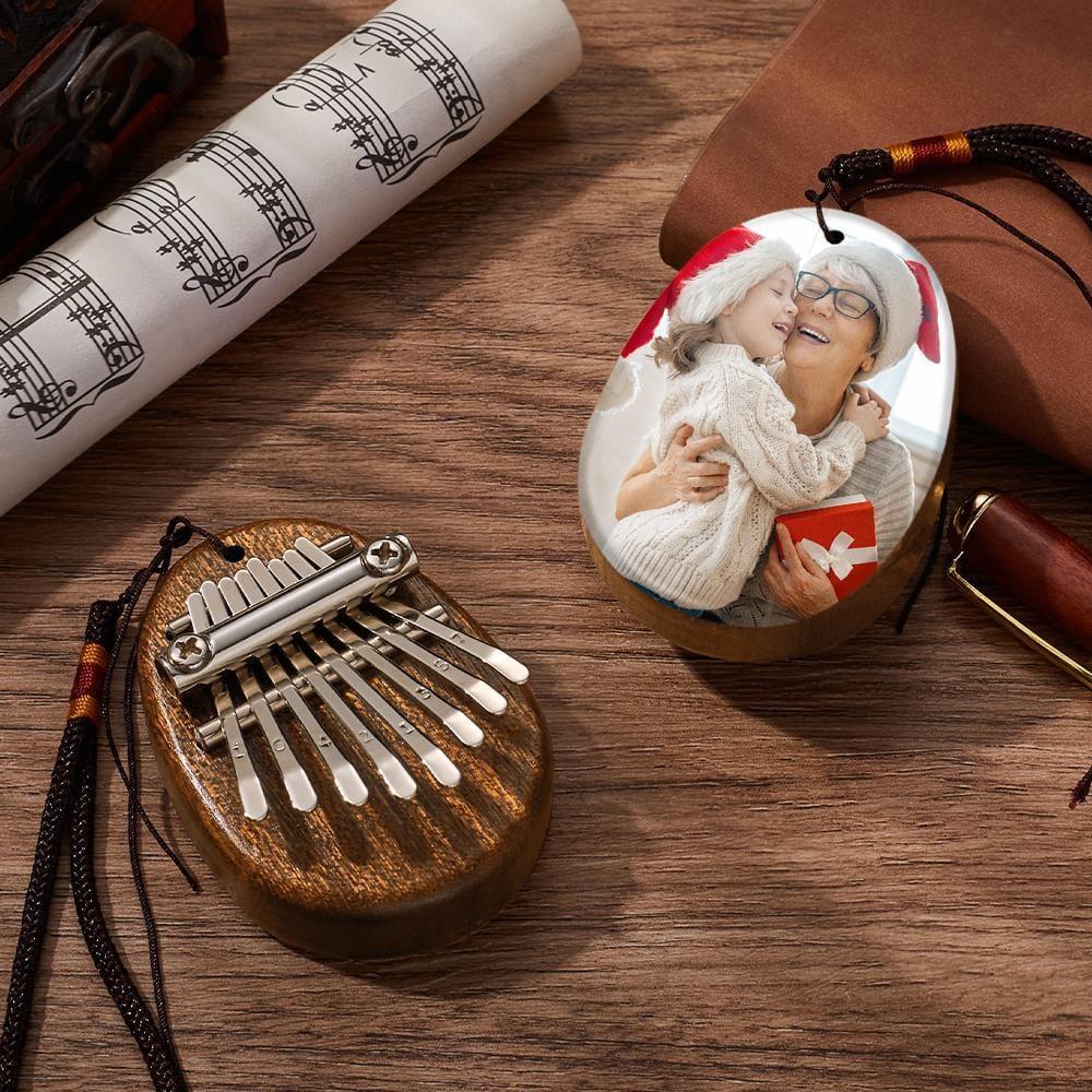 Custom Mini Kalimba Personalized Photo Thumb Piano 8 Keys