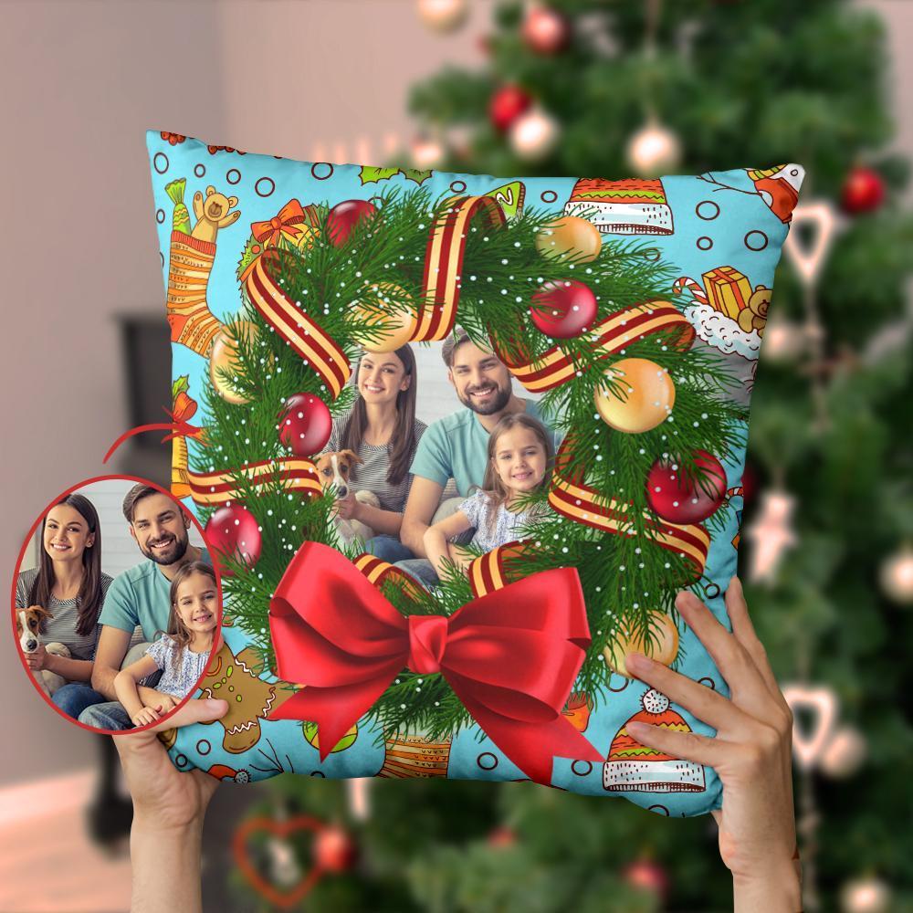 Christmas Gifts Custom Christmas Pillow With Photo Gifts for Family