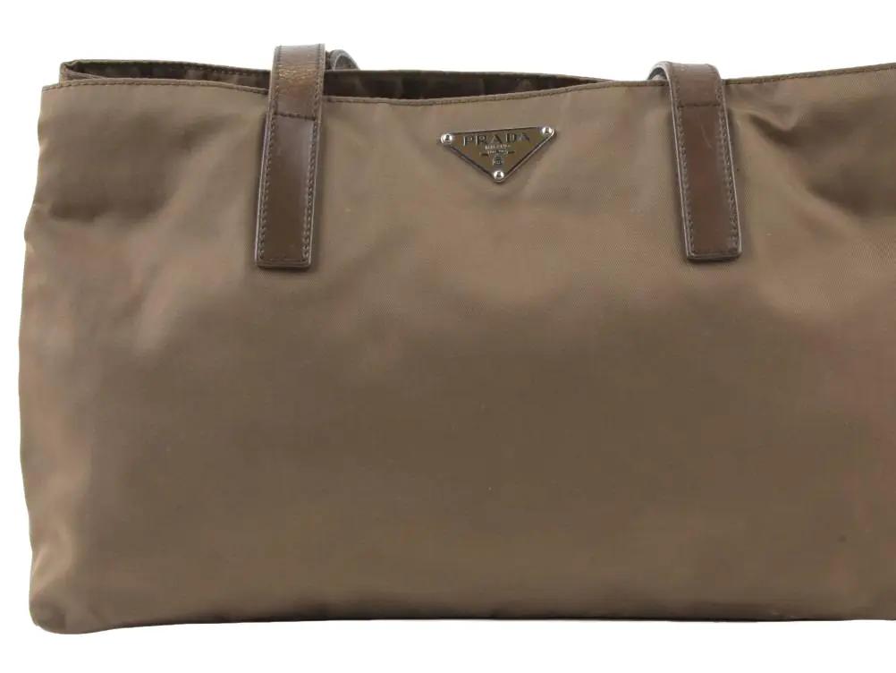 Pre-owned PRADA Nylon tote bags Vela Sport Brown Tote