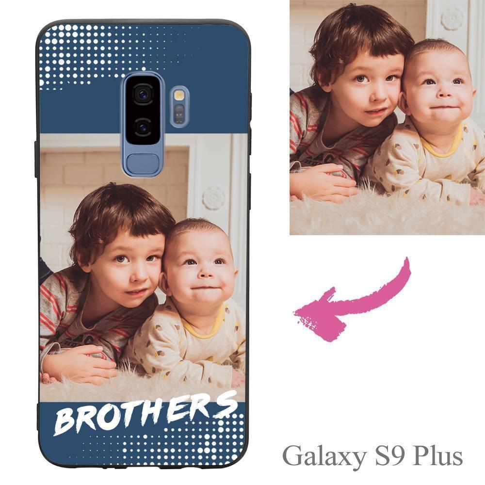 Galaxy S9 Plus Custom Brothers Family Photo Protective Phone Case