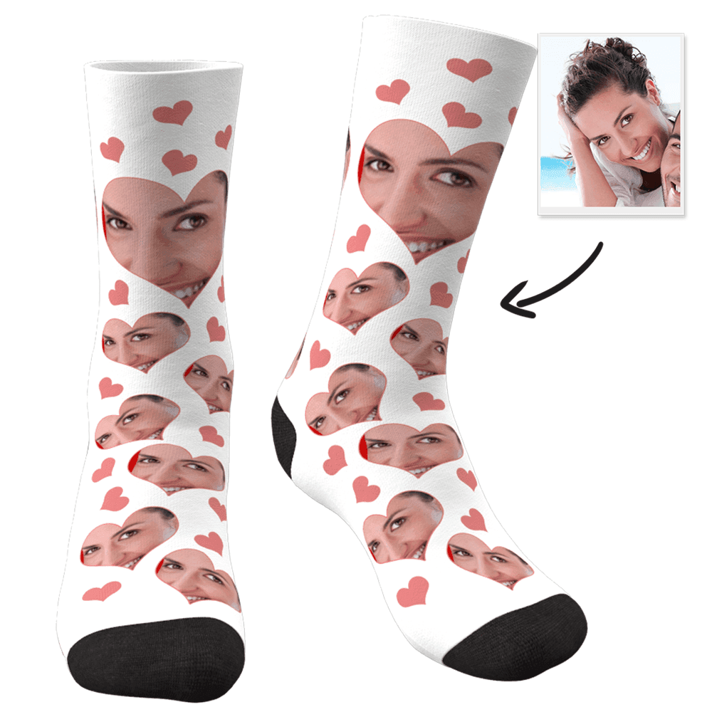 Custom Socks Gift For Girlfriend Valentine's Day Gift Christmas Gift