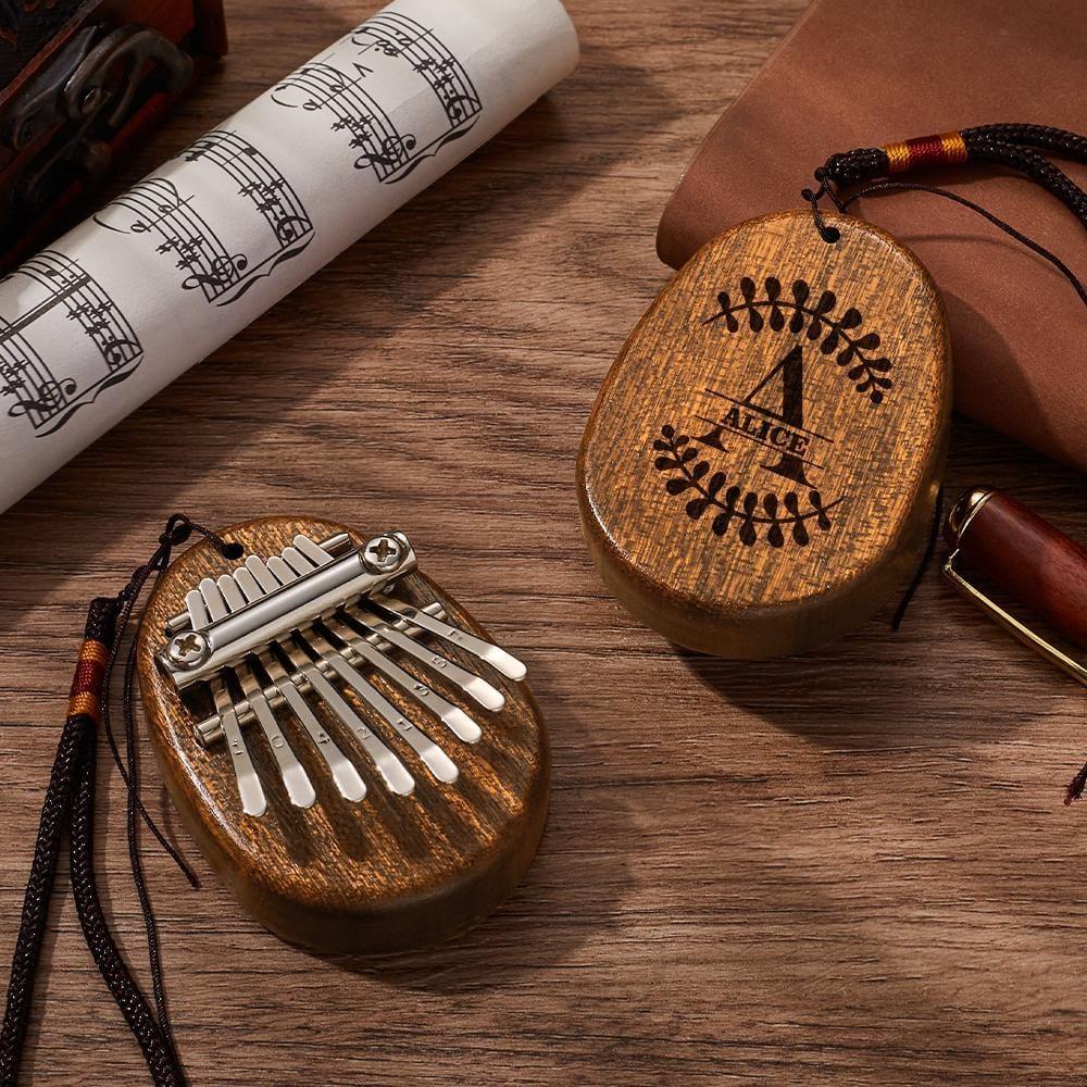 8 Keys Mini Kalimba Finger Piano Custom Thumb Piano Christmas Gifts For Mom