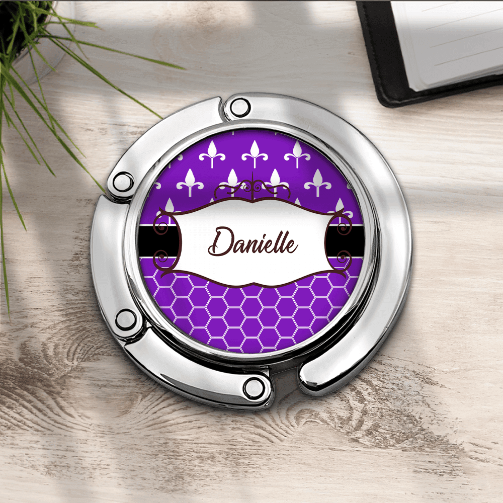 Customize Handbag Hook Handbag Table Hook With Name Portable Bag Hook Gift for Teacher