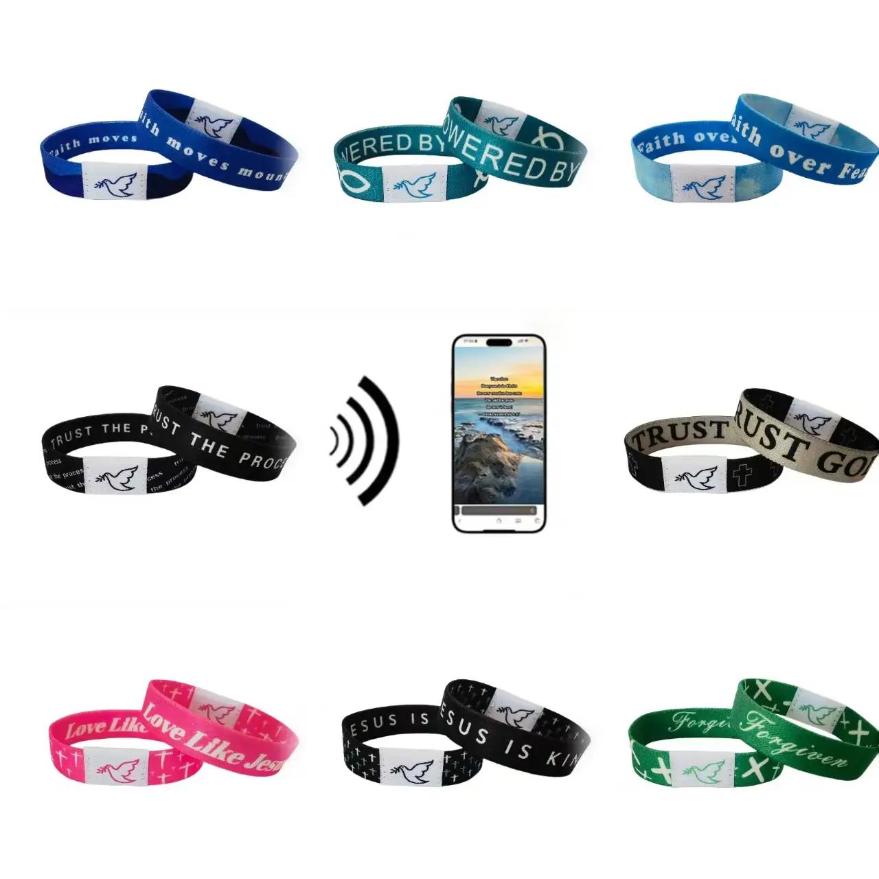 Daily Bible Verse Bracelet Christian Devotional Bible Verse Bracelet Jesus Bracelet Cross bracelet