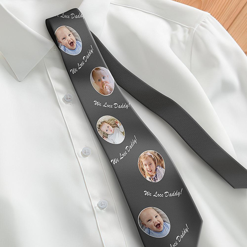 Grey Tie Fathers Day Gifts For Grandpa