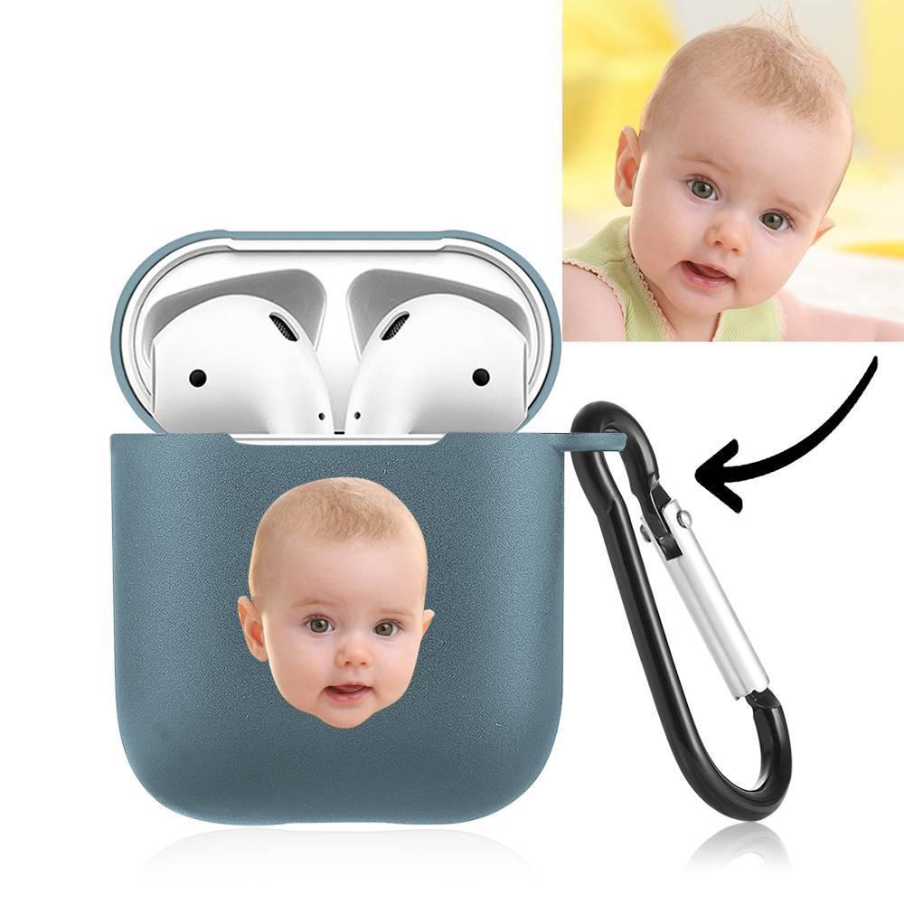 Custom Photo Airpods Case Earphone Case Blue - Avatar