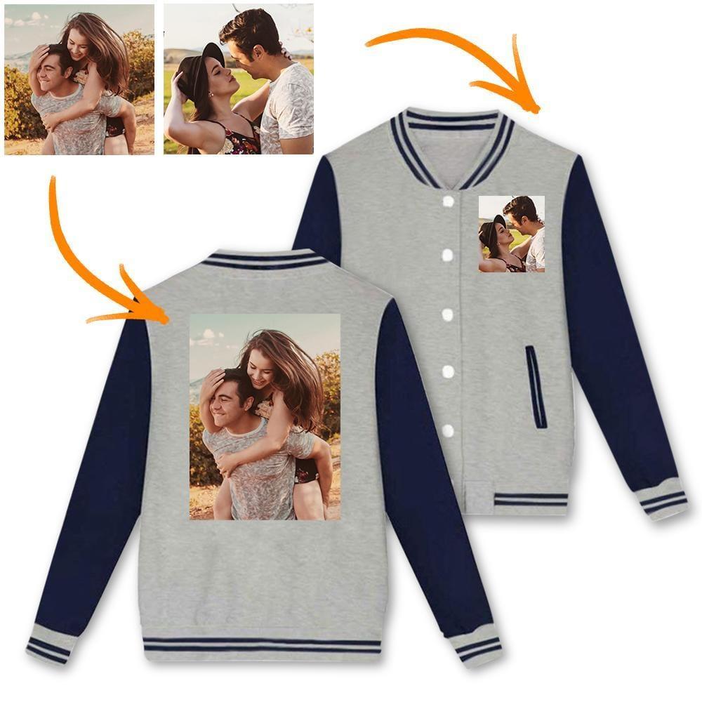 Anniversary Gifts Custom Baseball Jacket - Double-sided Printing