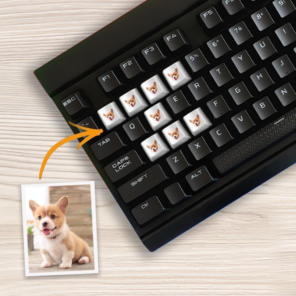 Custom Keycaps With Your Pet Face Custom Cherry Mx Keycaps Gifts for Pet Lovers