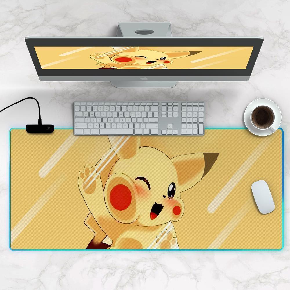 Anime Mouse Pad RGB Mouse Pad Wireless Charging Gifts For Her