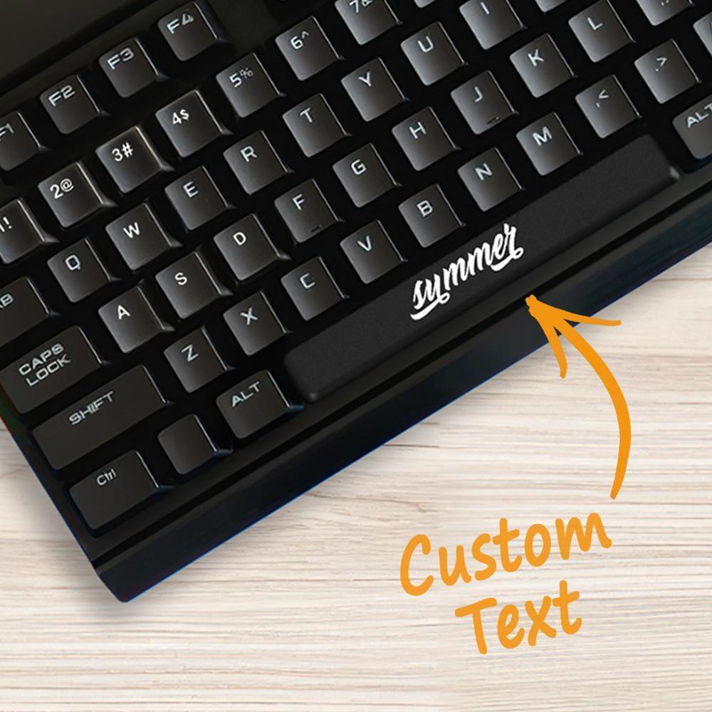 Custom Spacebar Keycaps Personalized Cherry Mx Keycaps Gifts for Boyfriend