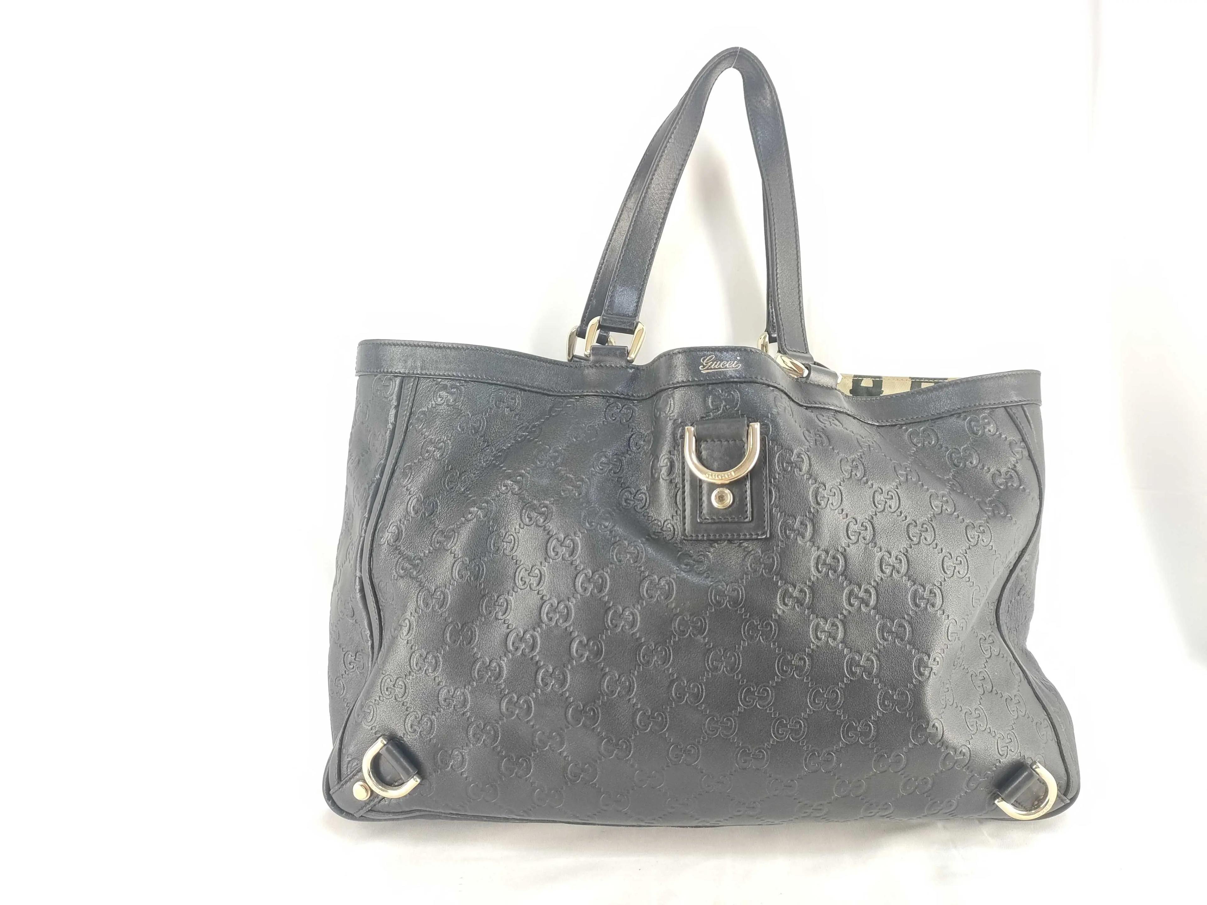 Pre-owned GUCCI PVC Shoulder Bags Sima Abby Tote Bag Tote Bag