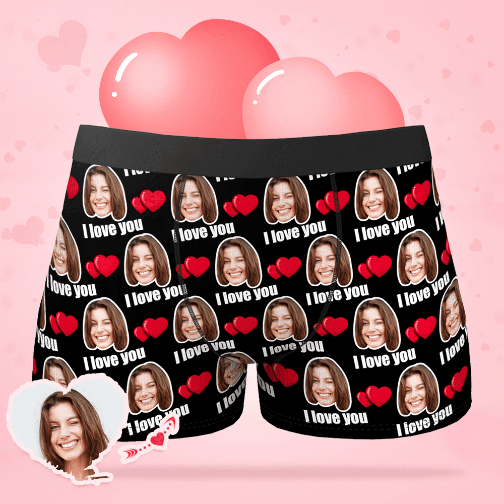 Custom Underwear Valentines Gift Birthday Gift - 6 Colors
