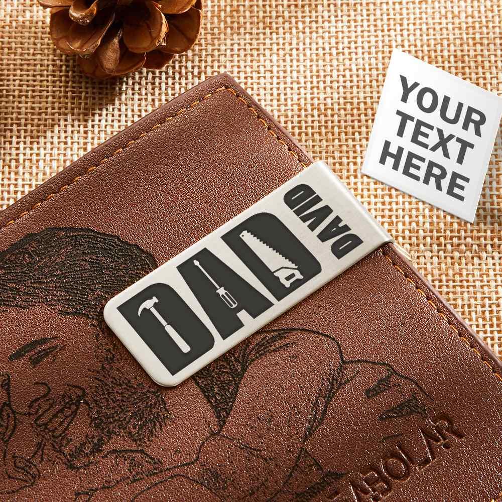 Custom Money Clips Personalized Money Clips Father's Day Gifts - 4 Patterns