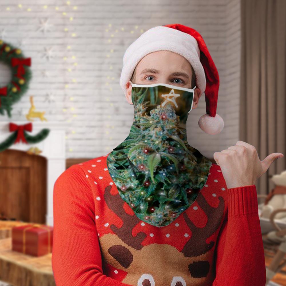 Face Mask With Ear Loops Bandana Christmas Gaiters Christmas Tree Christmas Gift