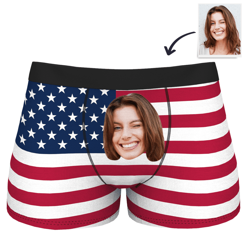 July 4th Gifts For Boyfriend Custom Boxer
