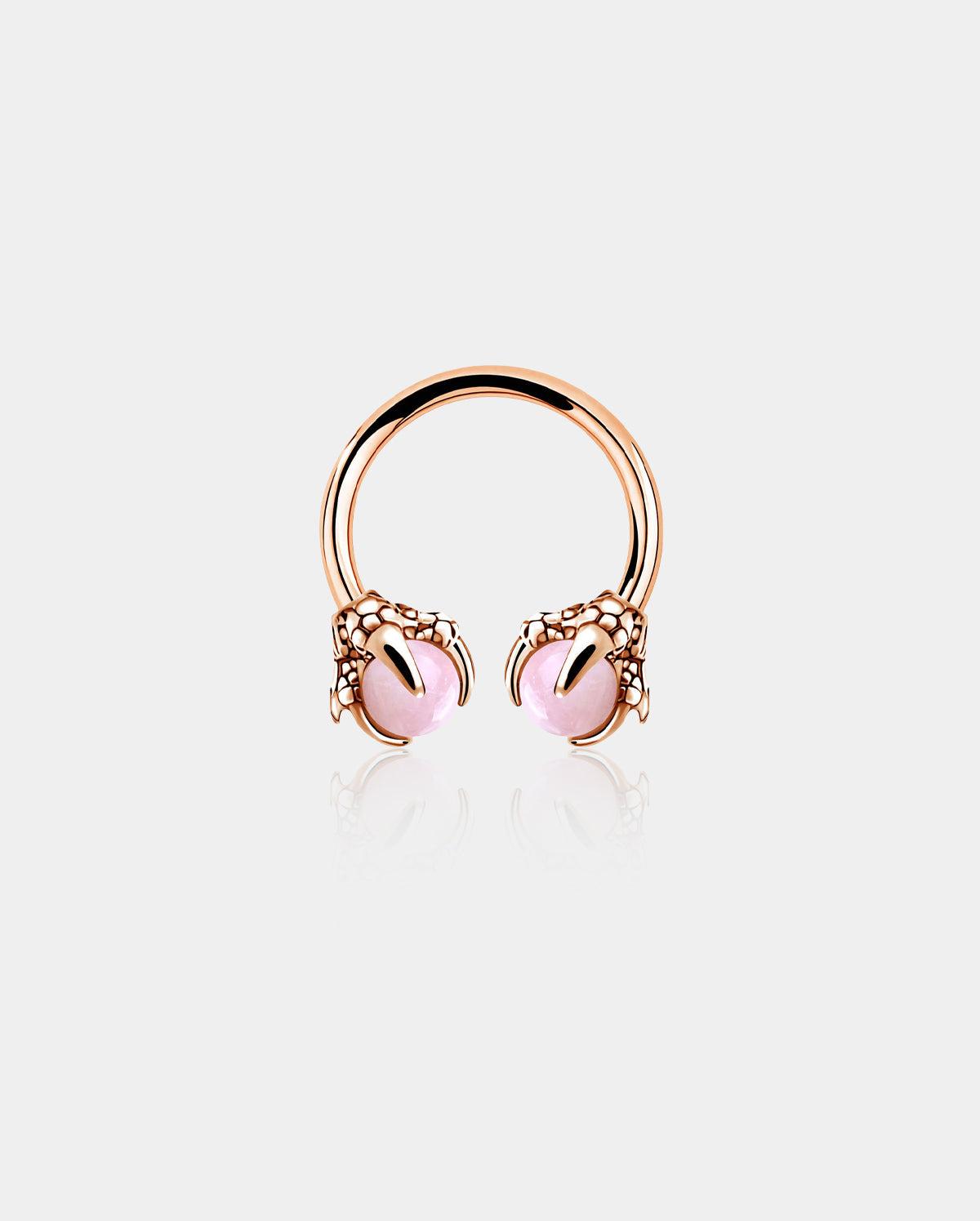 Gem Dragon Septum Ring - Rose-Gold