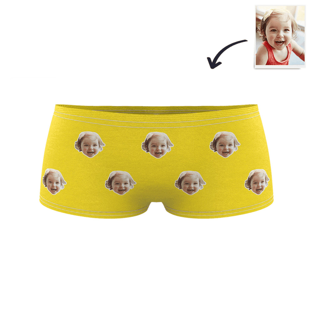Boys Boxer Briefs with Face Funny Gift