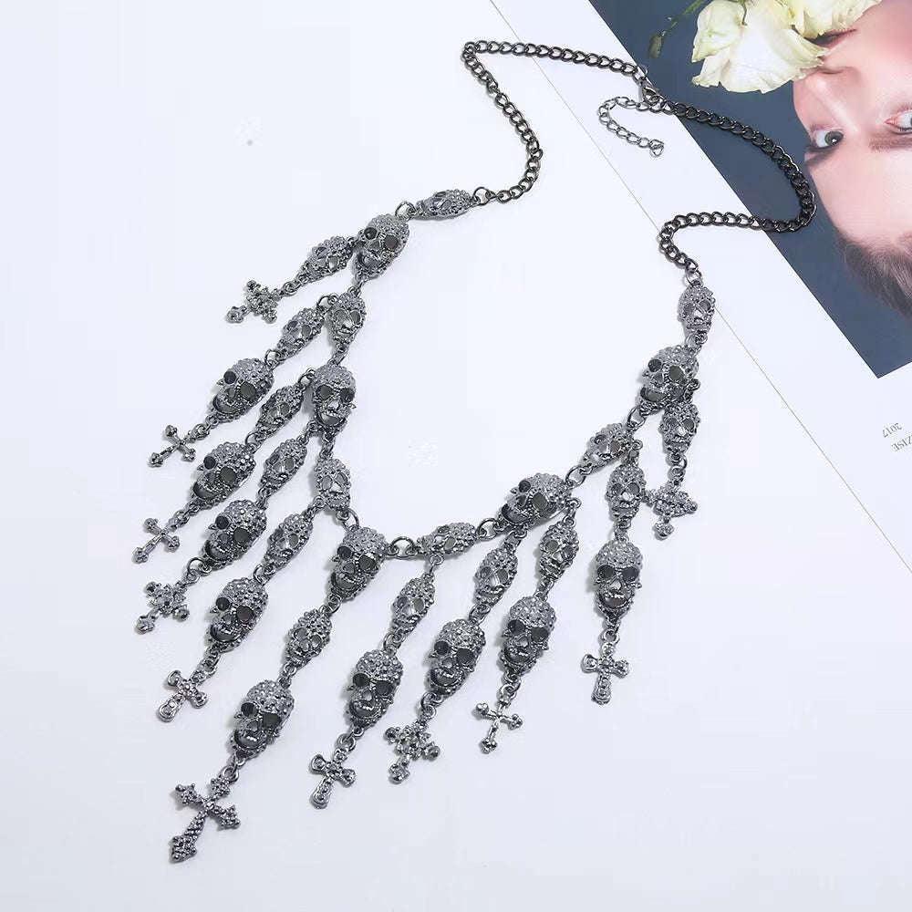 Cross Skulls Necklace