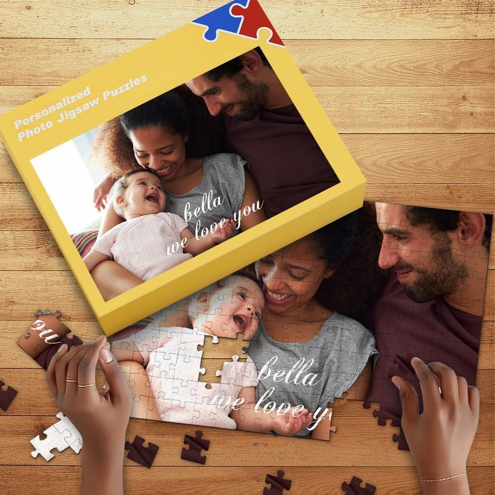First Father's Day Gift Custom Jigsaw Puzzle Gift For New Dad