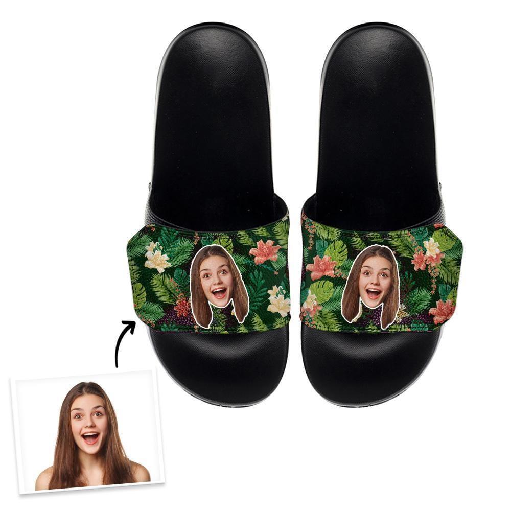Custom Slide Sandals With Girlfriend Face - 9 Sizes