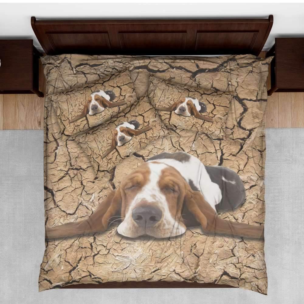 Custom Bed Sheets Print Your Own Bedding Set Gift For Family - Brown