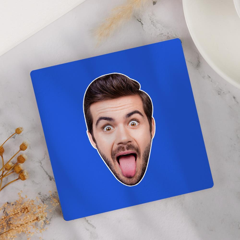 Father's Day Gifts Custom Face Coaster - Square
