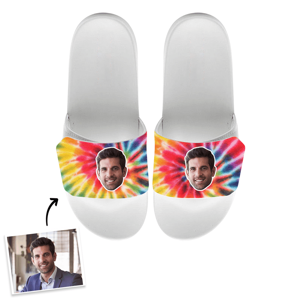 Custom Slide Sandals Personalized Gifts for Him