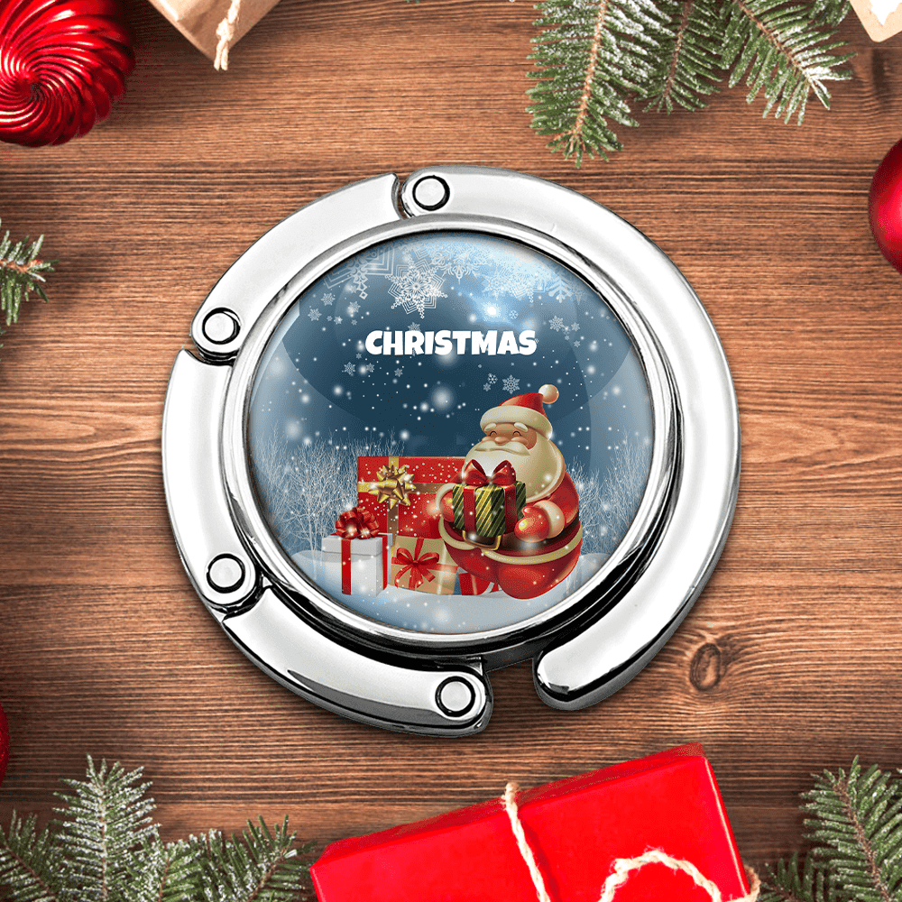 Personalized Name Purse Hook for Desk Christmas Bag Hook Gift For Students.