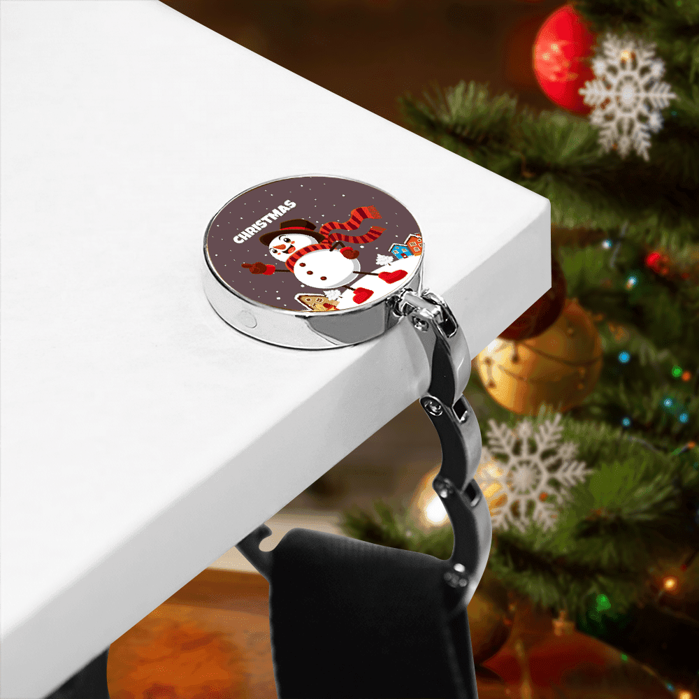Custom Handbag Hook Name Portable Bag Hanger Personalised Hangers Christmas Gift
